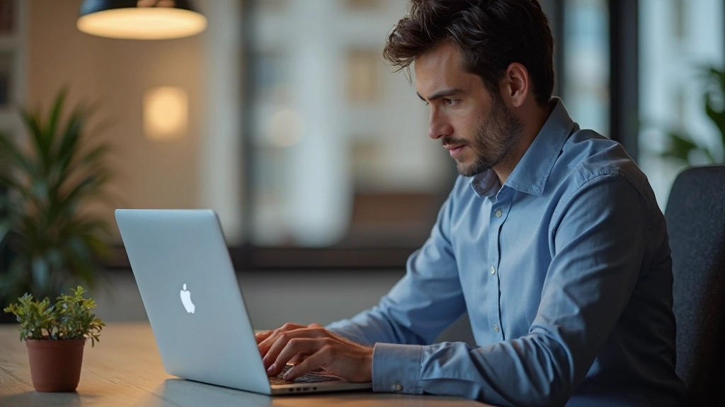 Профессионал запускает контекстную рекламную кампанию в Google Ads на компьютере